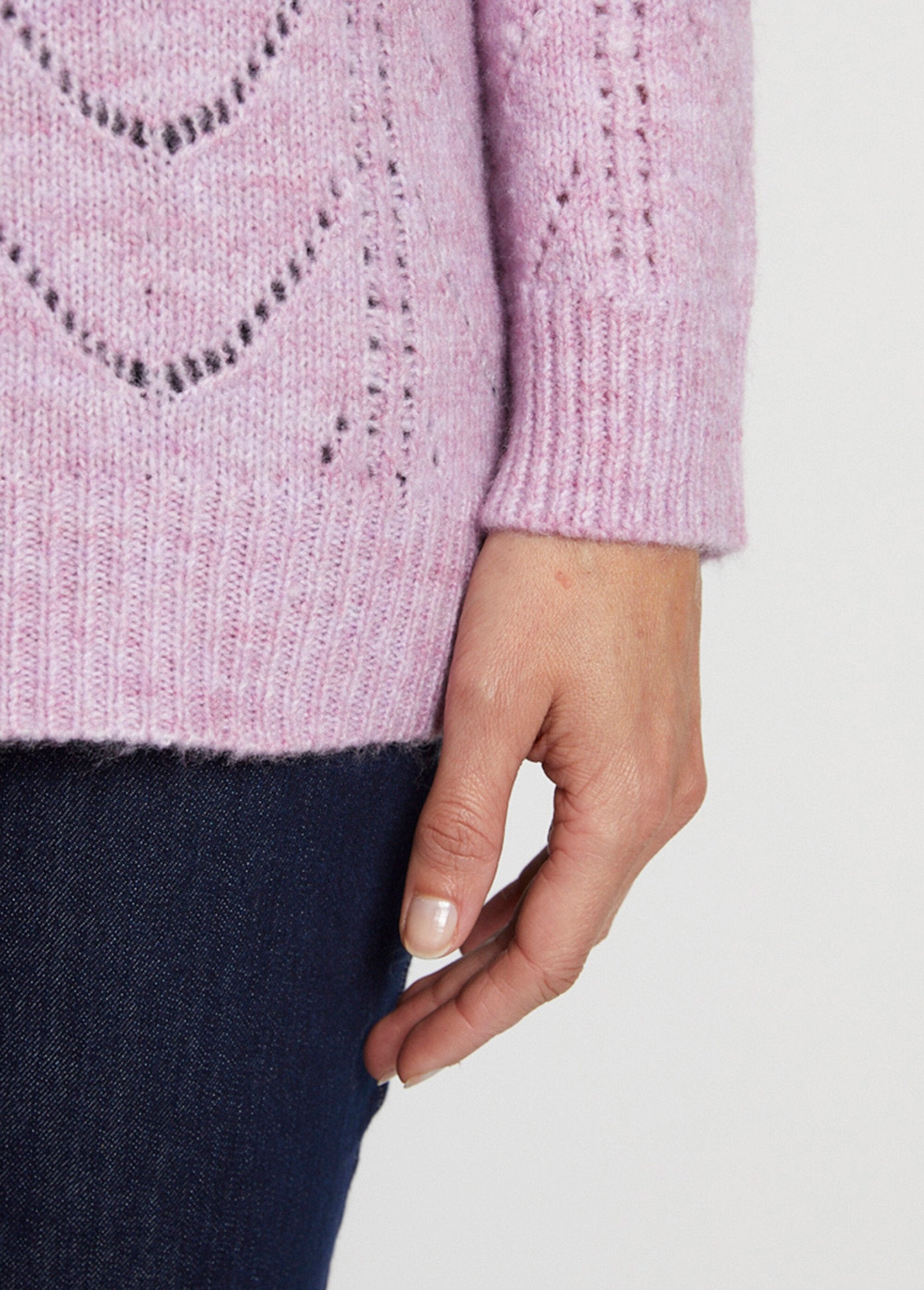 Round_neck_openwork_heathered_knit_sweater_Lilac_DE3_slim