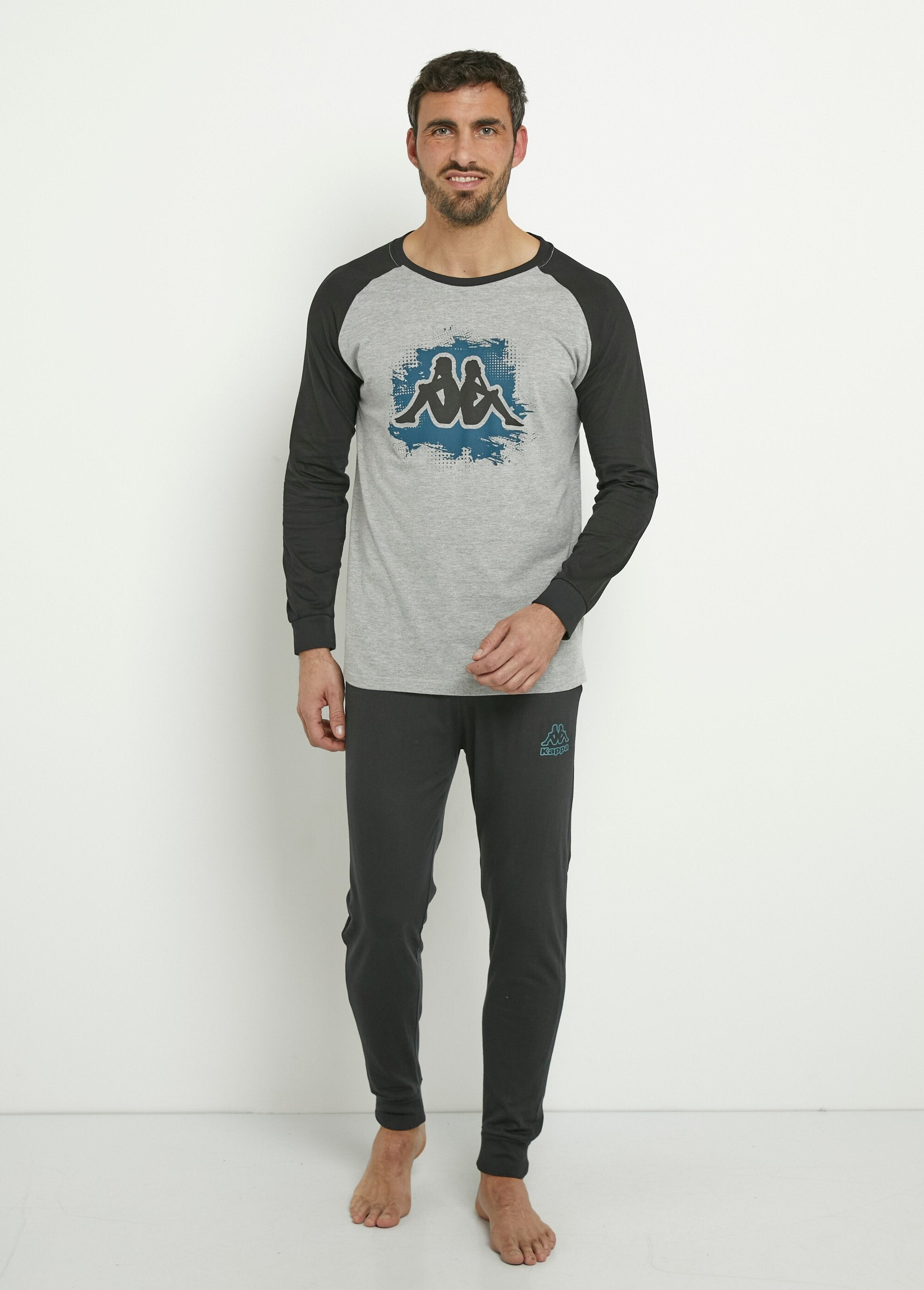 Long_cotton_pajamas_with_placed_logo_Black_FA1_slim