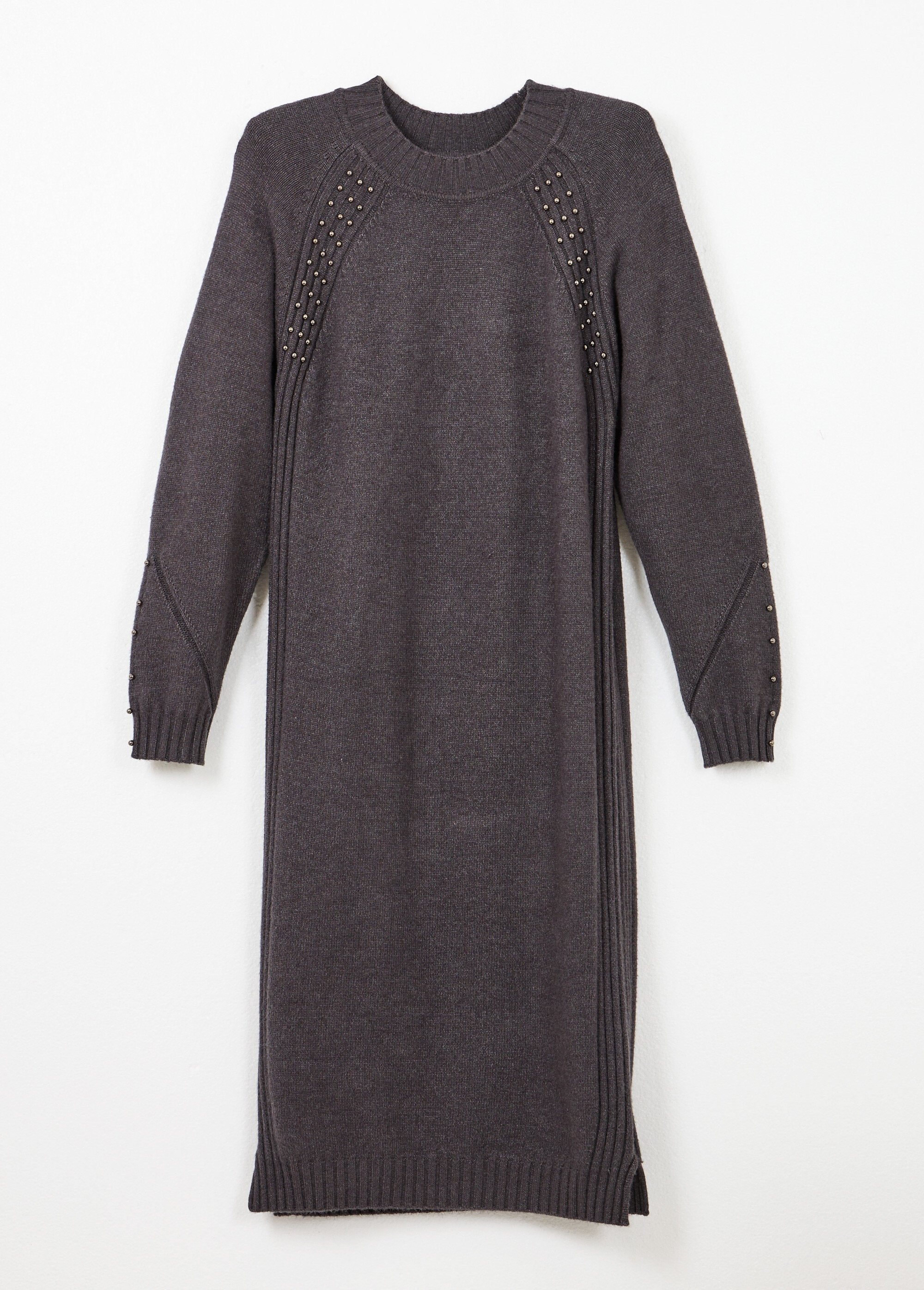 High-neck_sweater_dress_with_ribbed_beaded_details_Charcoal_grey_AP1_slim