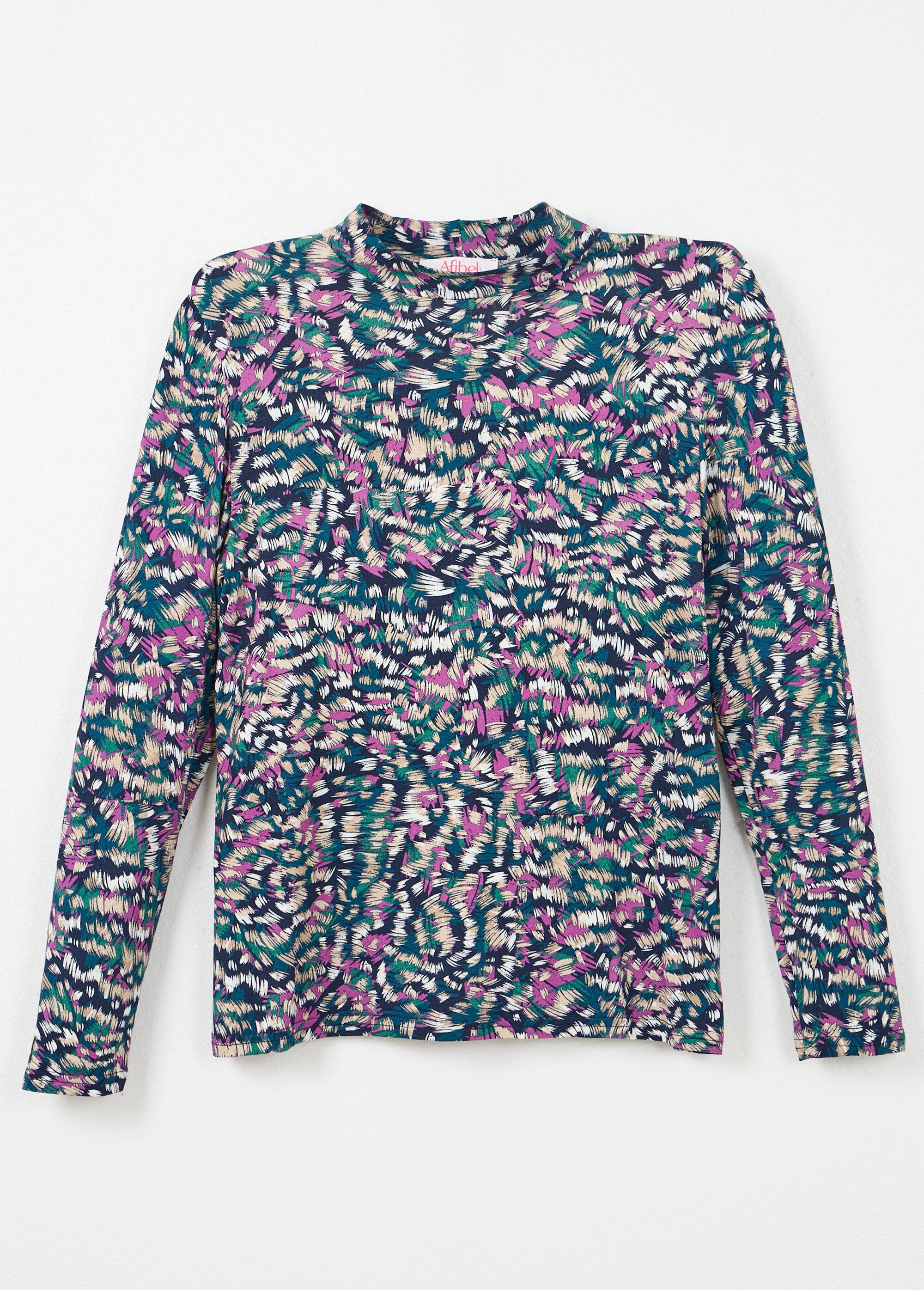 Printed_high_neck_long_sleeve_undershirt_Navy_and_pink_AP1_slim