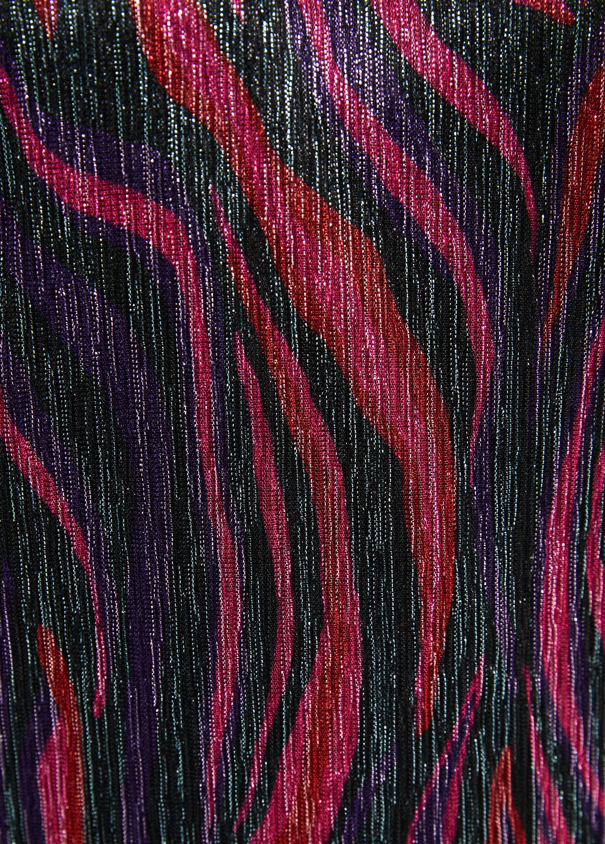 Graphic-print_pleated_mesh_T-shirt_Black_and_pink_DE4_slim