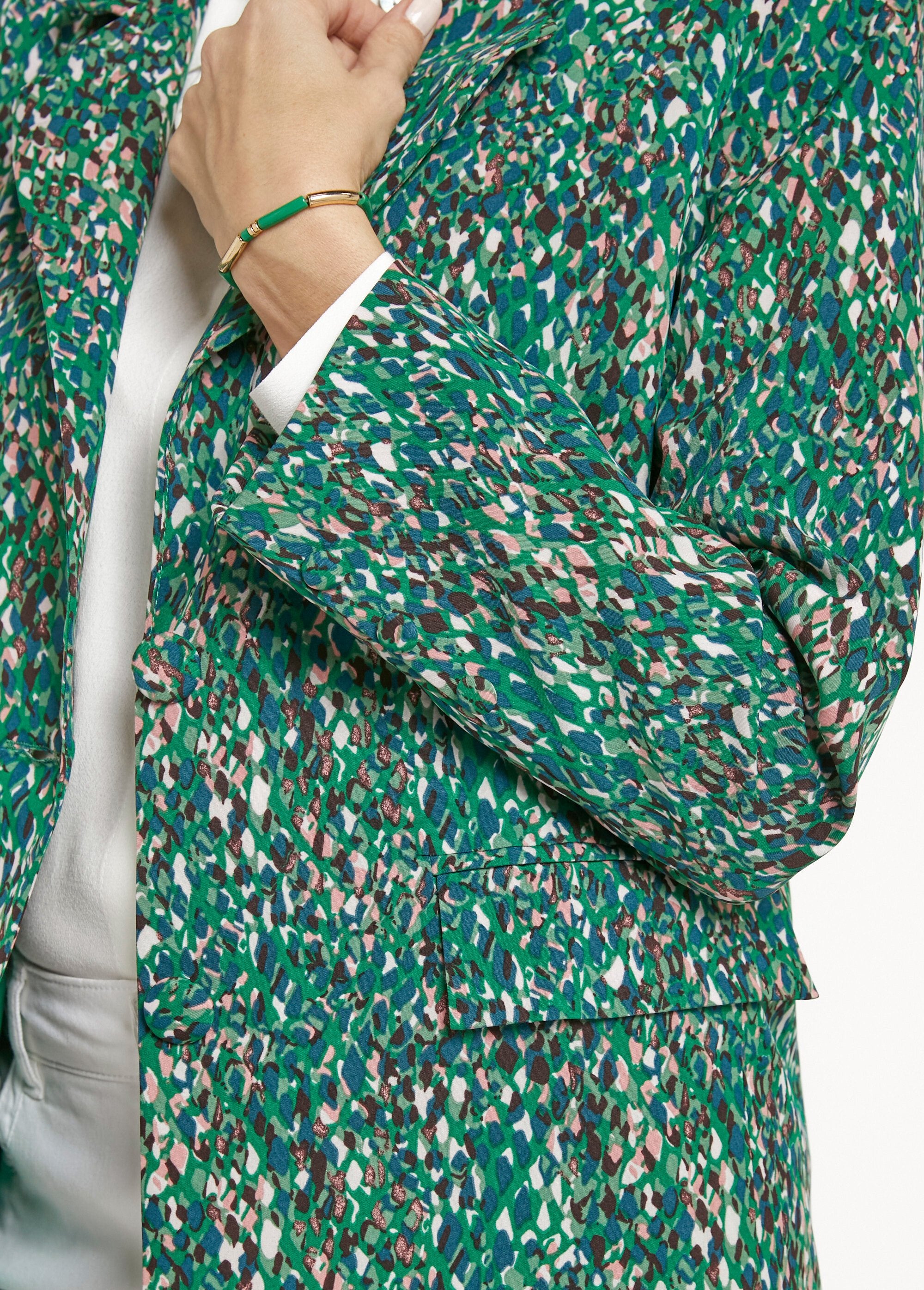 Arty_print_jacket,_tailored_collar_Green_prints_DE2_slim