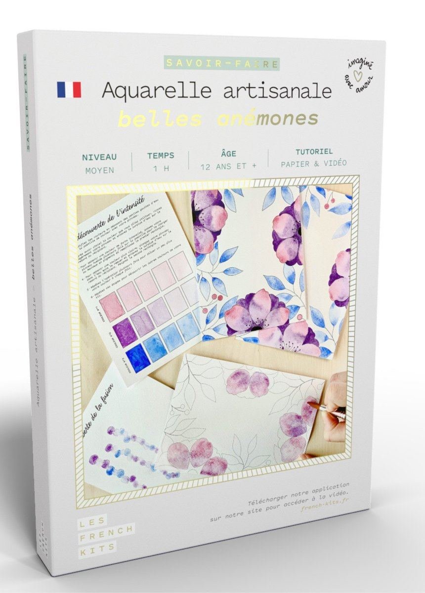 Aquarelle_artisanale_''belles_anémones''_(Beautiful_anemones)_White_FA1_slim