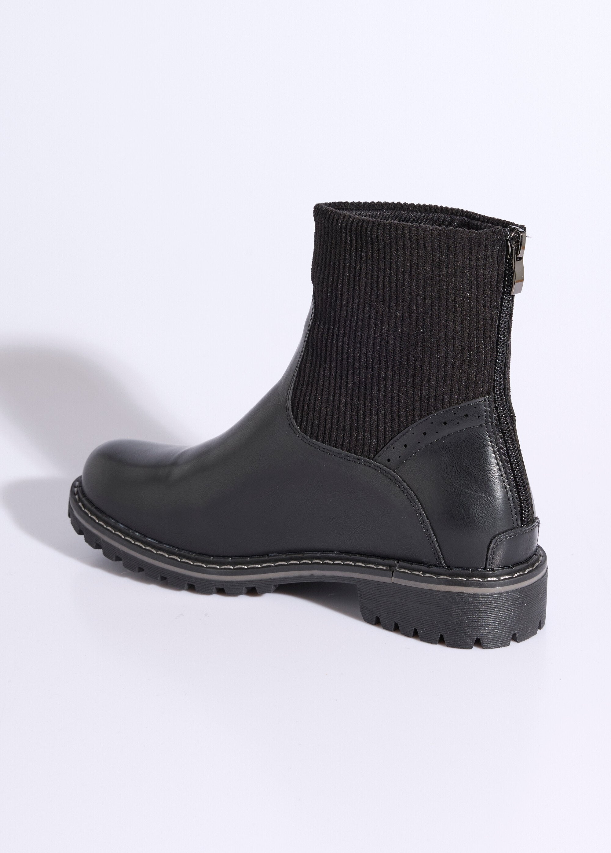 Boots_camarguaises_empiècement_velours_Noir_DO1_slim