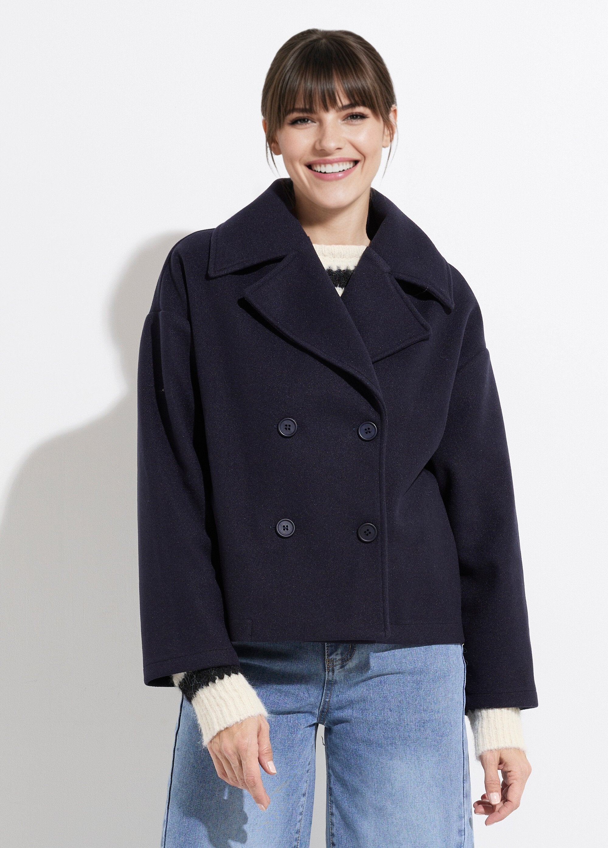 Short,_plain_wool-cloth_style_pea_coat_Marine_FA1_slim
