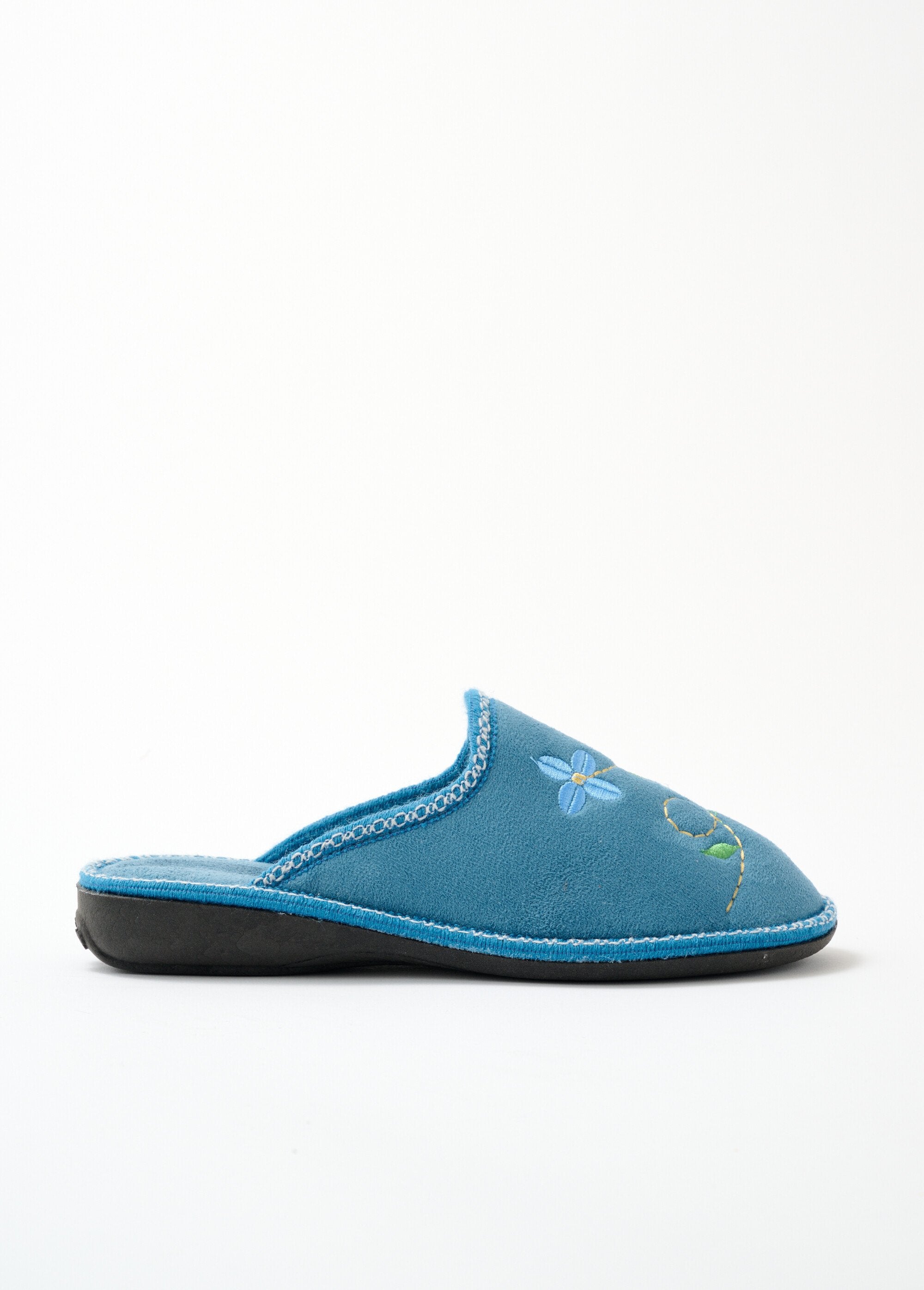 Comfort_width_wedge_mule_slipper_Blue_DR1_slim