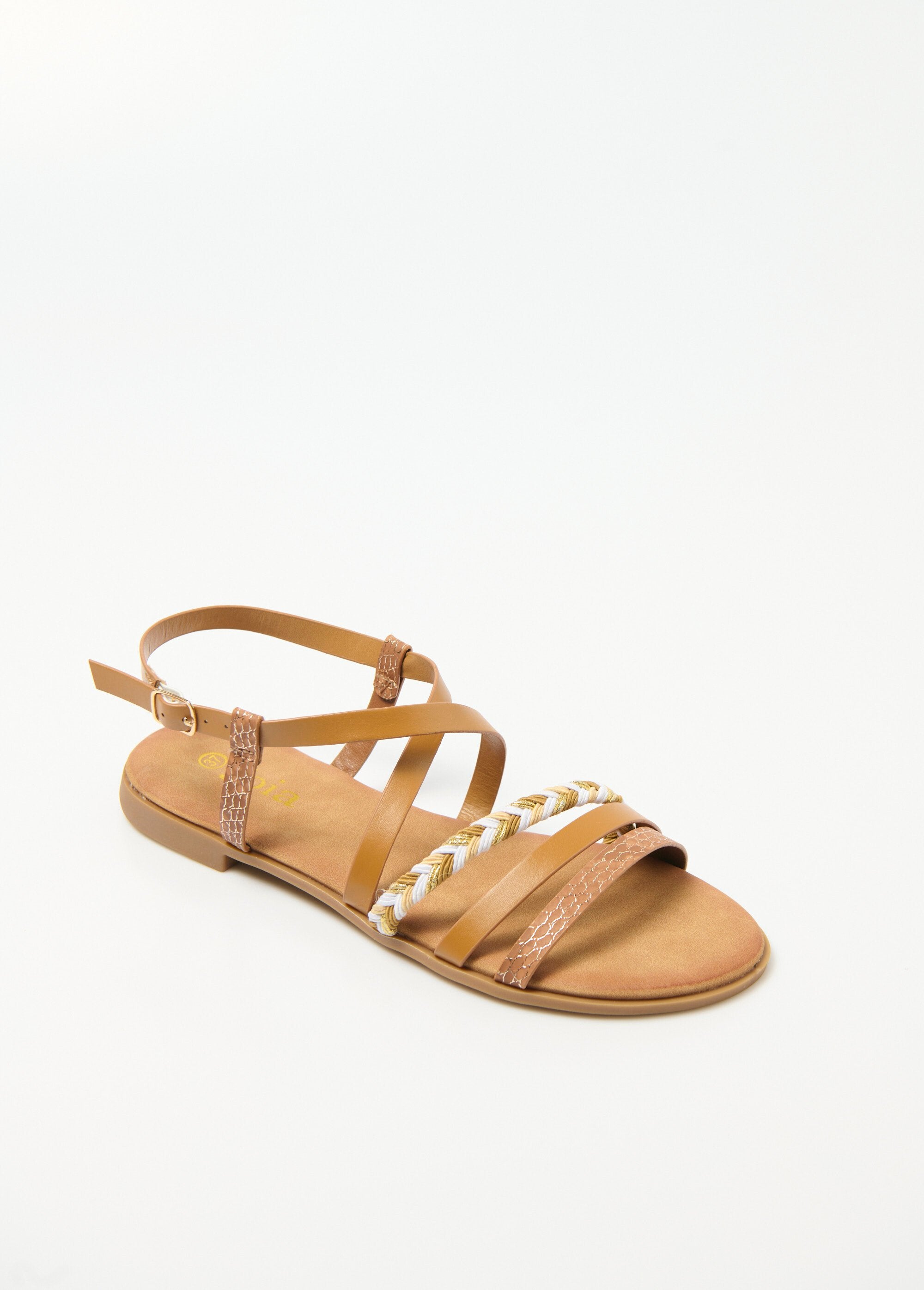 Joia®_-_Multi-material_sandals_with_straps_camel_FA1_slim