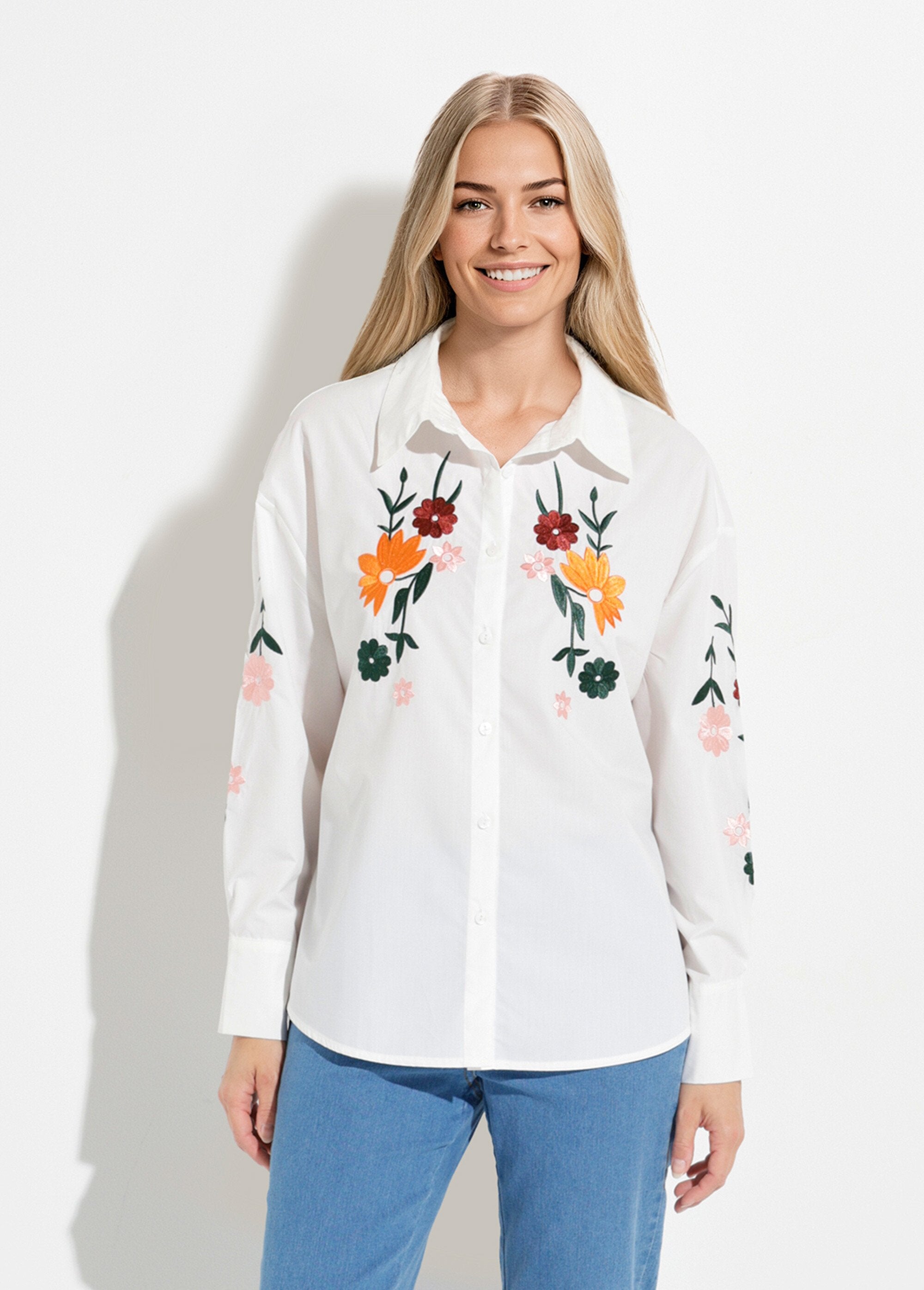 Chemisier_long_boutonné_brodé_polycoton_Multicolore_FA1_slim