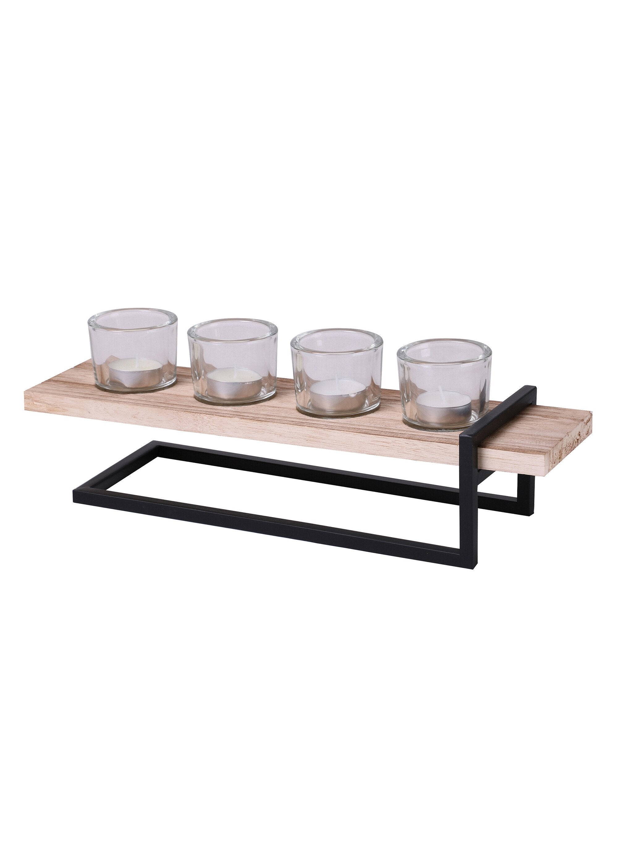 Decorative_tealight_holder_in_metal_and_wood_Black_and_beige_FA1_slim