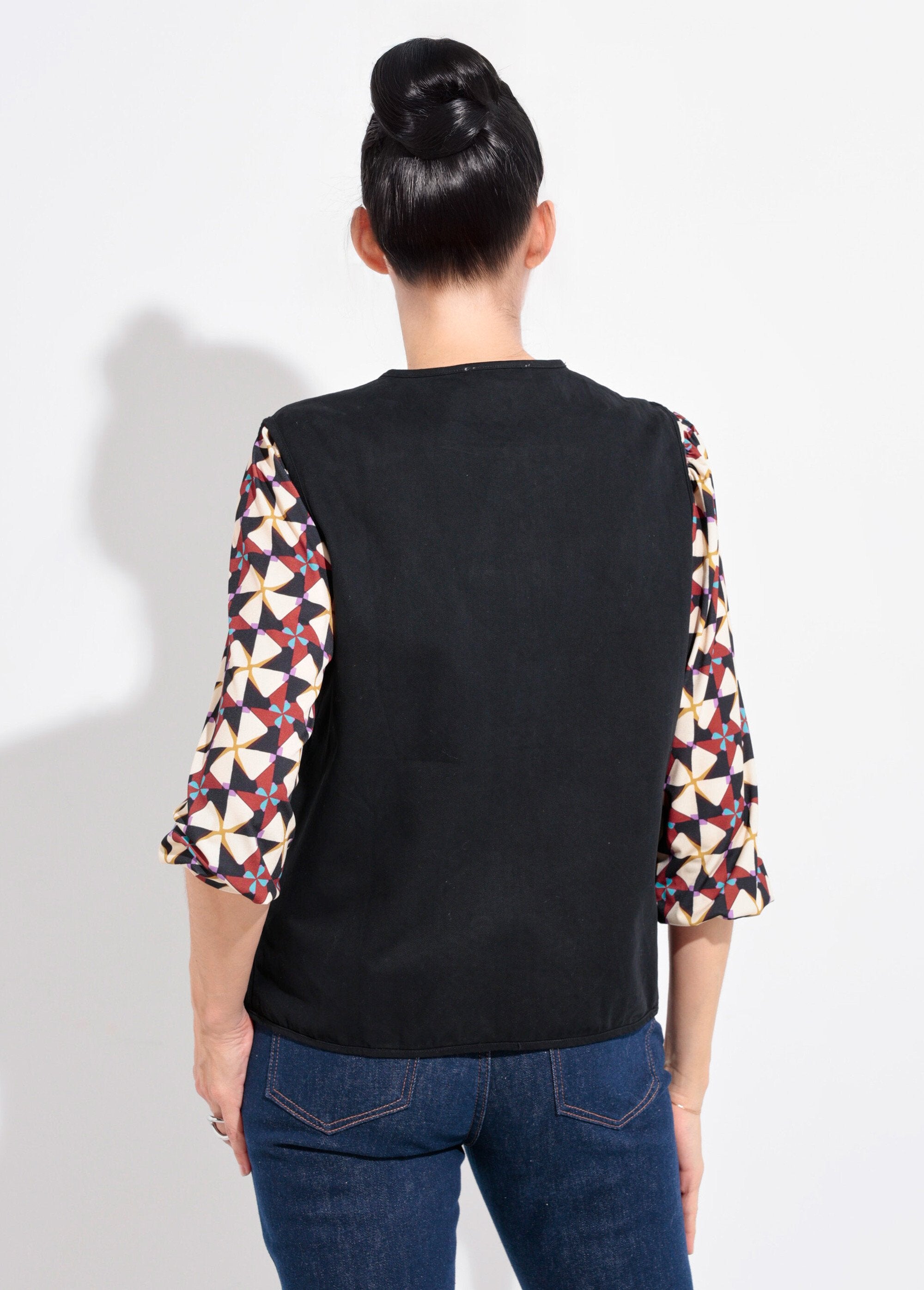 Sleeveless_round-neck_twill_vest_Noir_DO1_slim