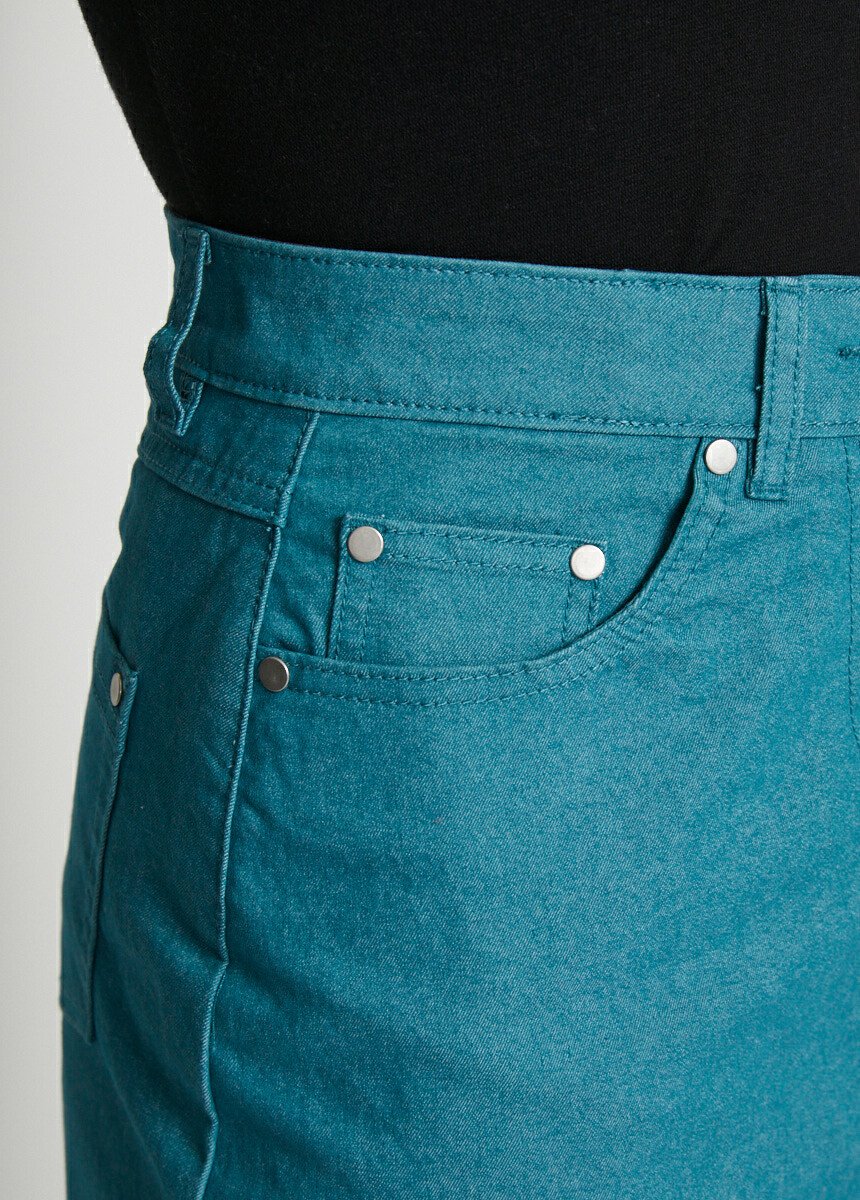 MORPHOSTYLE_skirt_in_stretch_colored_denim_Green_DE1_slim