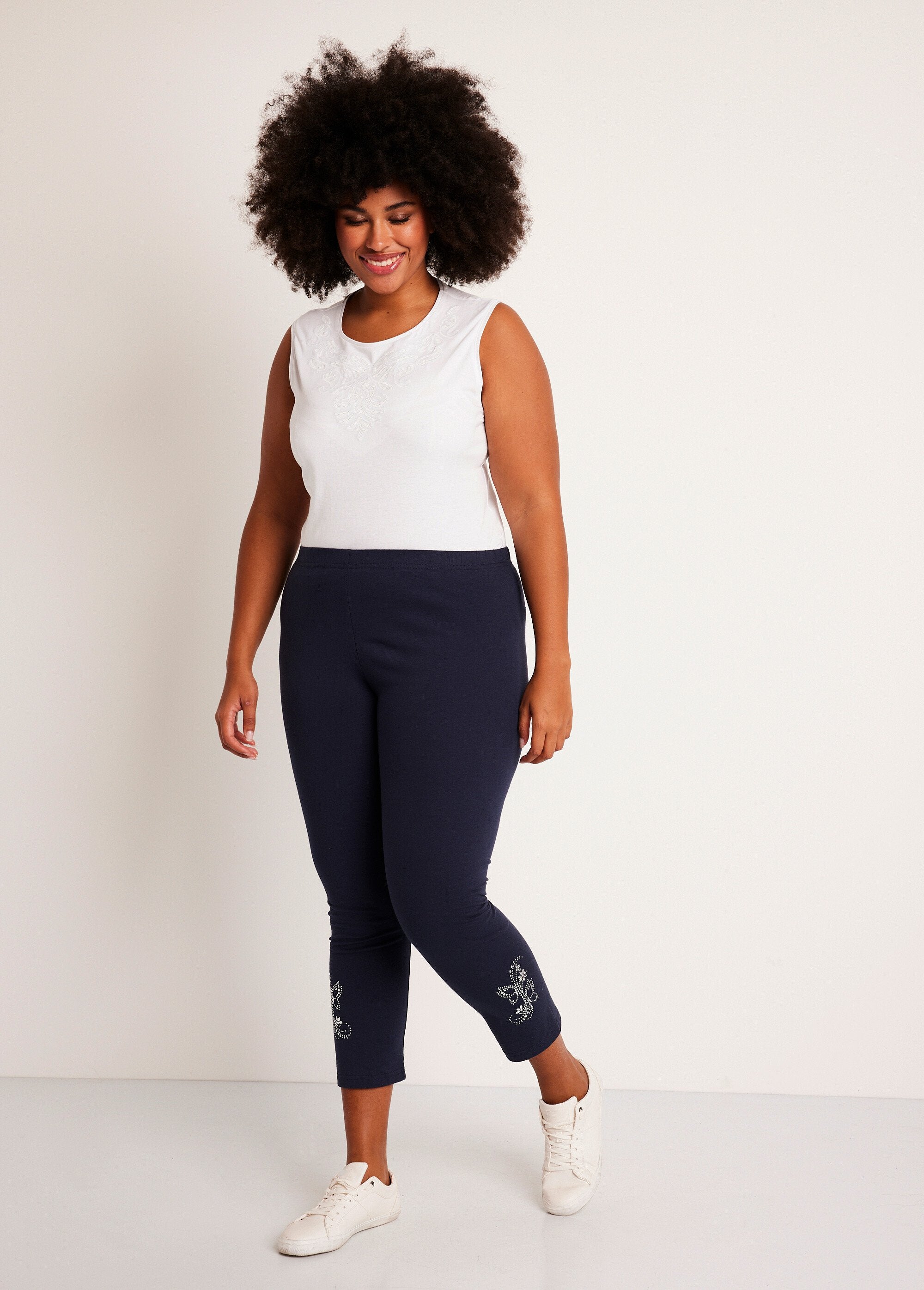 Short_plain_leggings_with_elasticated_waistband_Marine_SF1_curvy