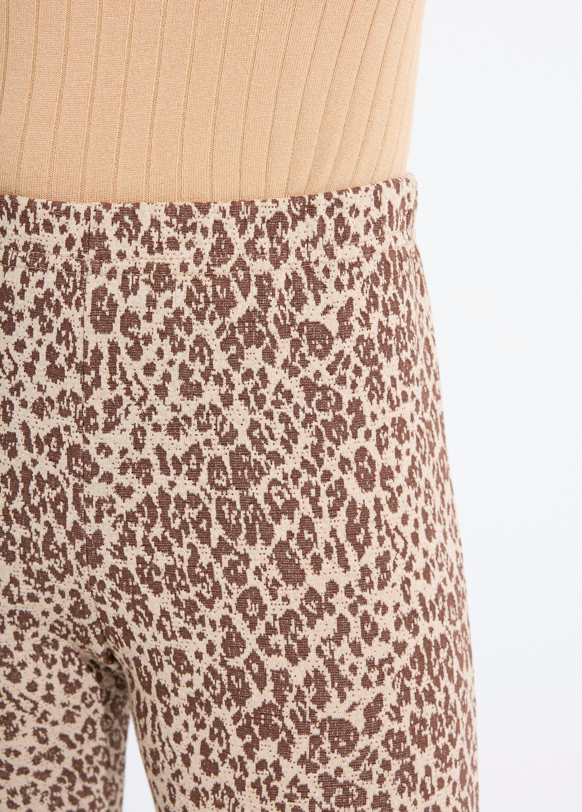 Animal_skin_jacquard_leggings_with_elasticated_waist_Beige_and_camel_DE1_slim