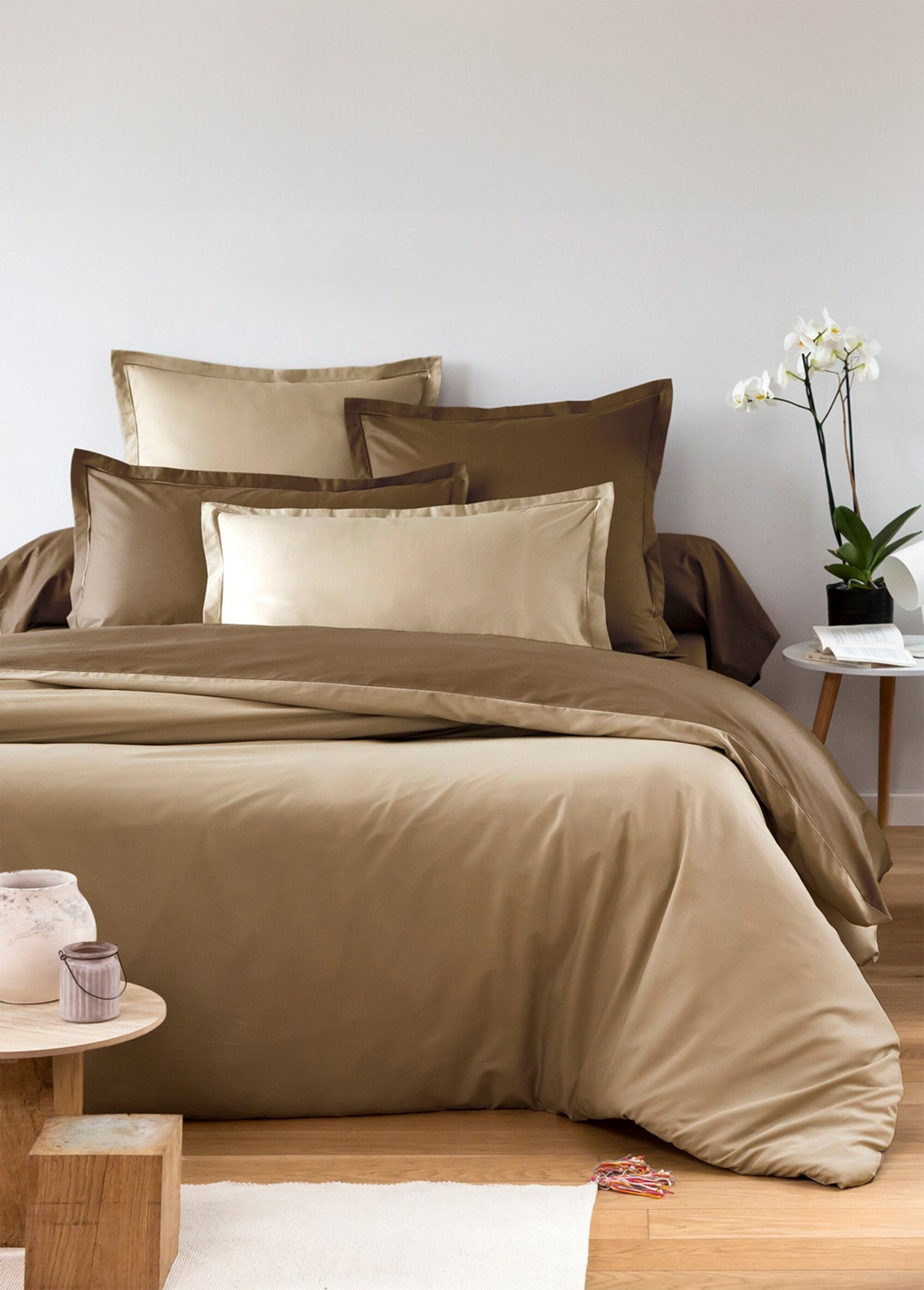 RELAX_plain_pure_cotton_fitted_sheet_Taupe_brown_DE1_slim