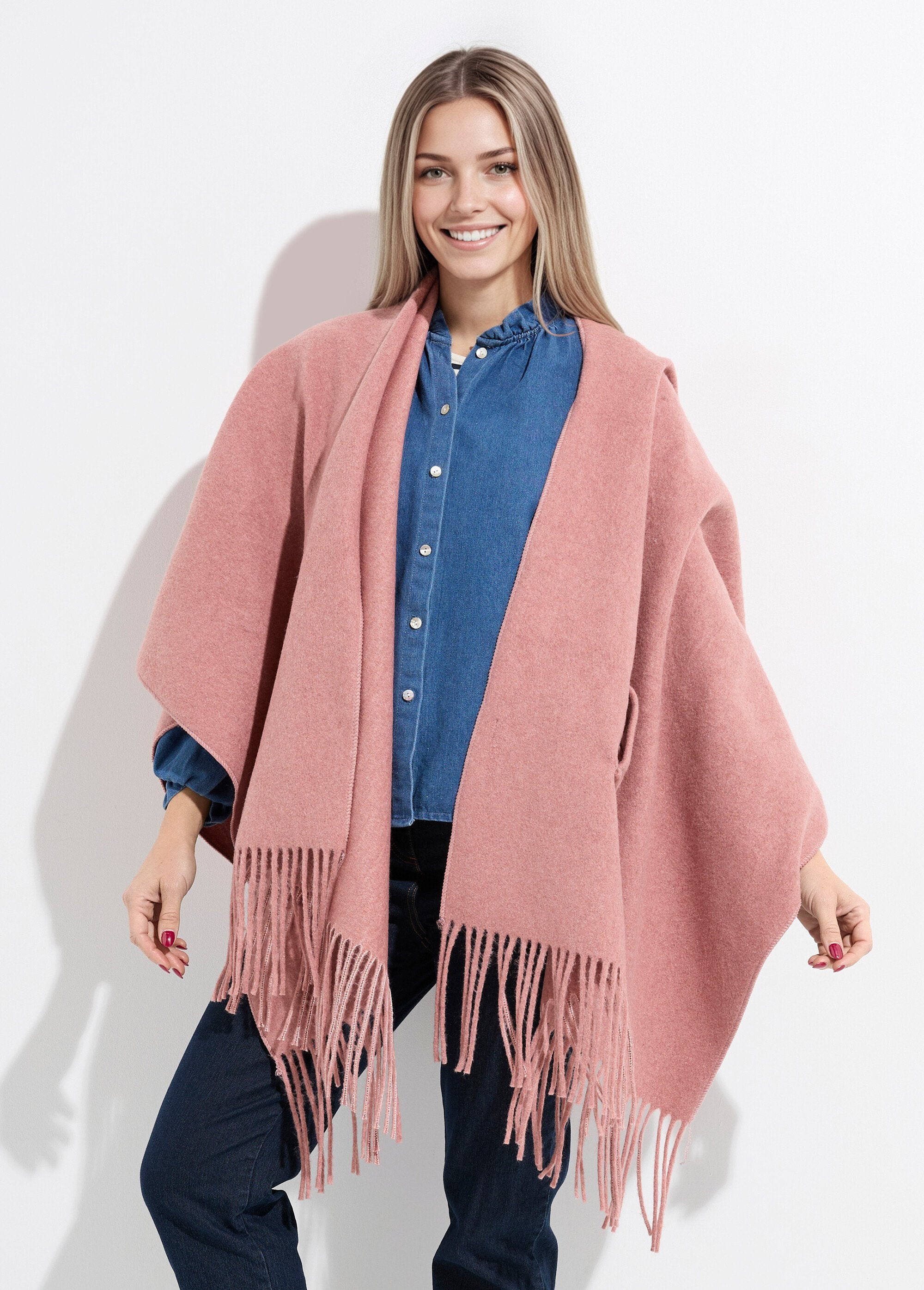 Wool-look_fringed_cape_coat_Pink_FA1_slim