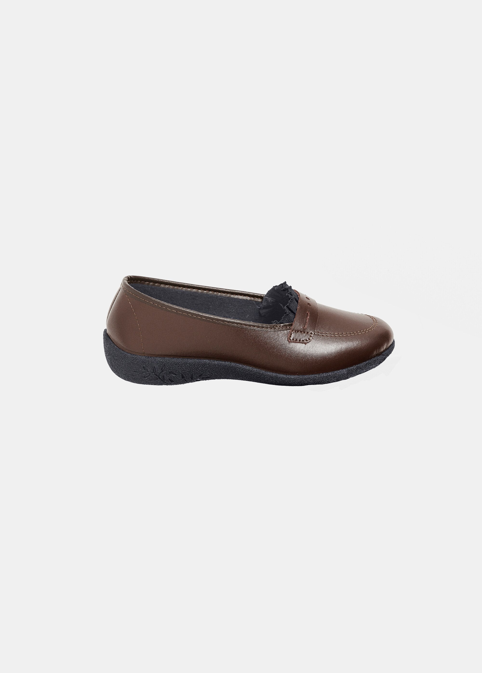 Mocassin_cuir_intérieur_polaire_Marron_DR1_slim