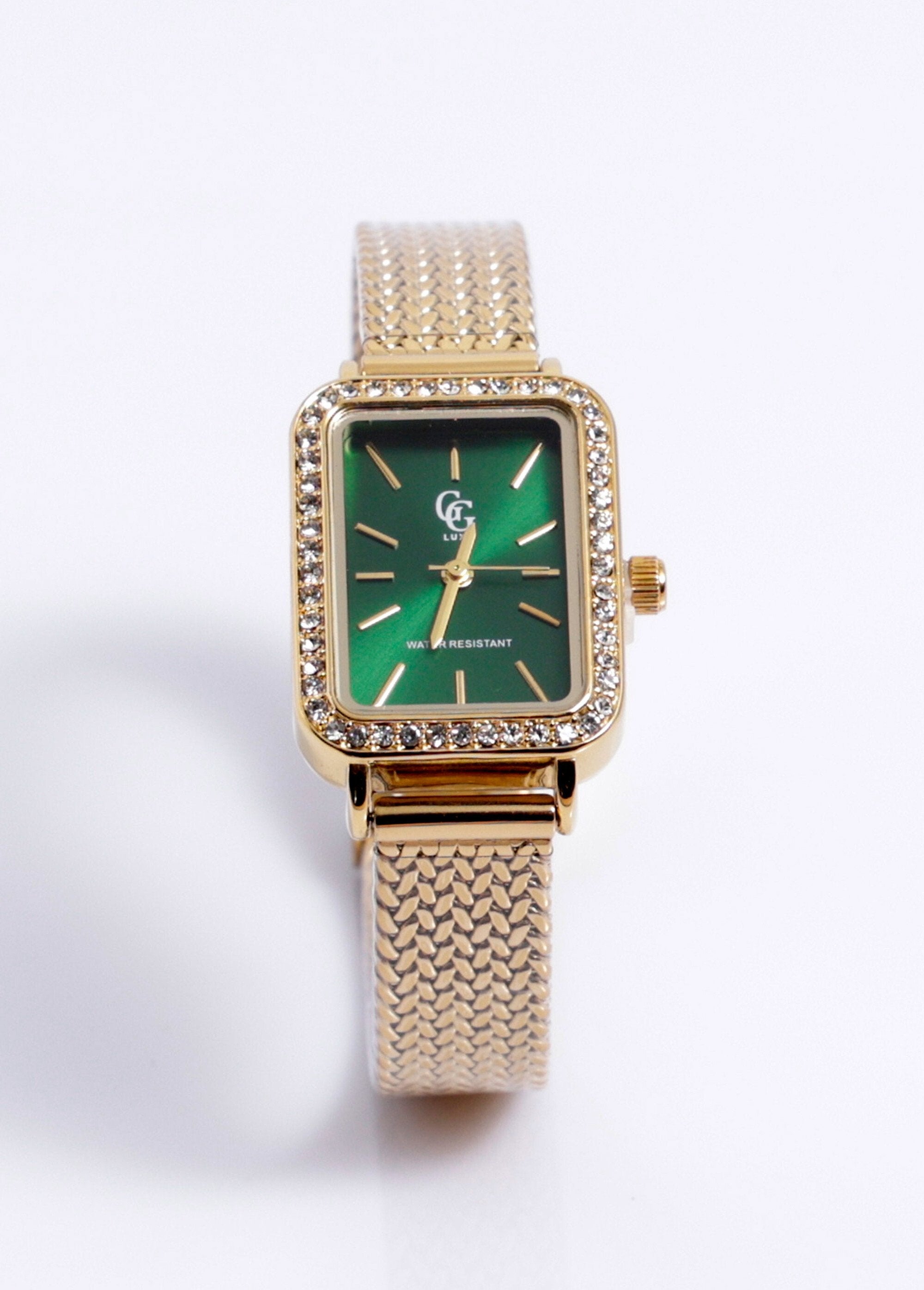 Jewelry_watch_with_a_rectangular_dial_and_rhinestones_Gold_green_FA1_slim