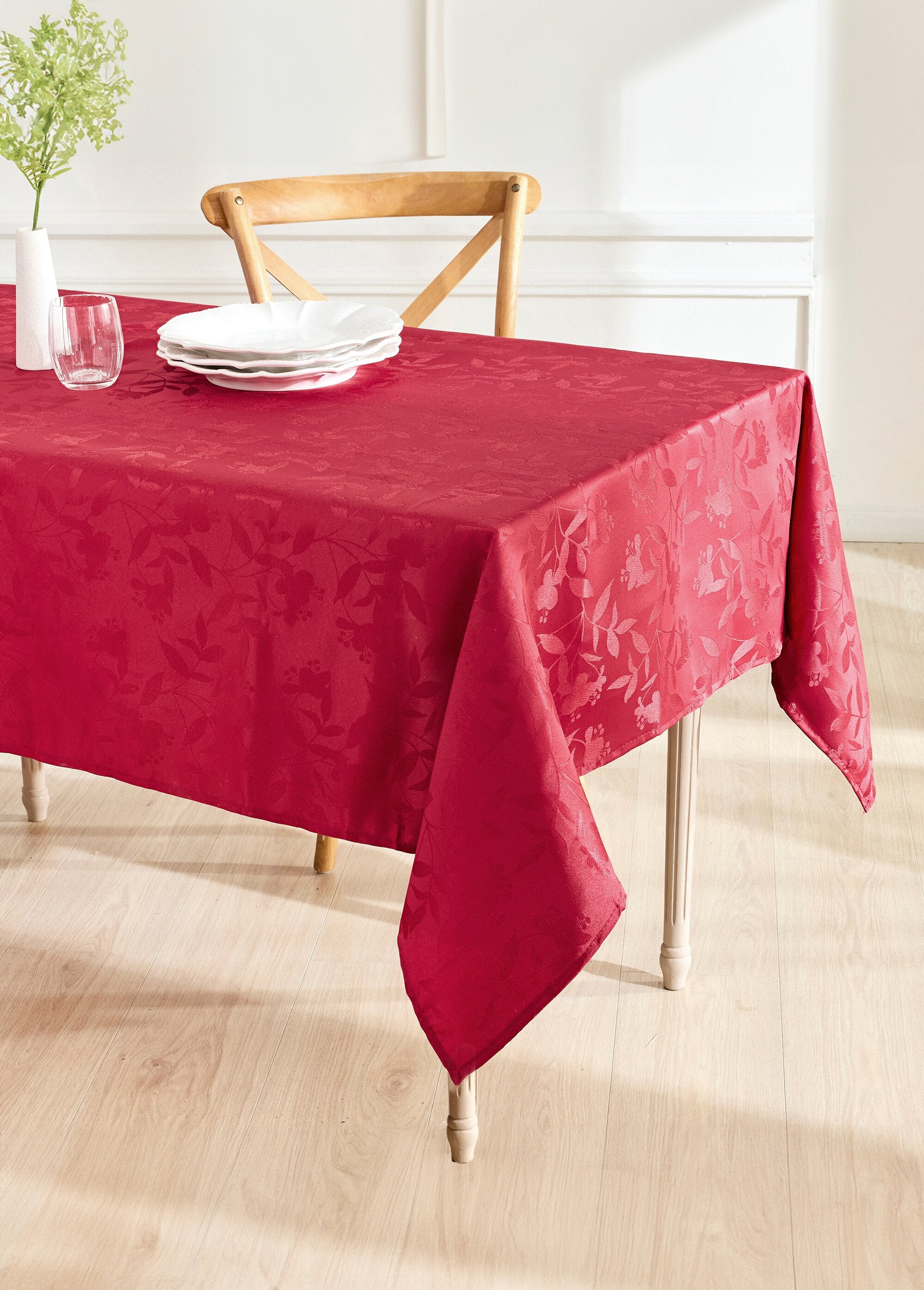 Nappe_jacquard_damassé_végétal_Calitex_Rouge_FA1_slim