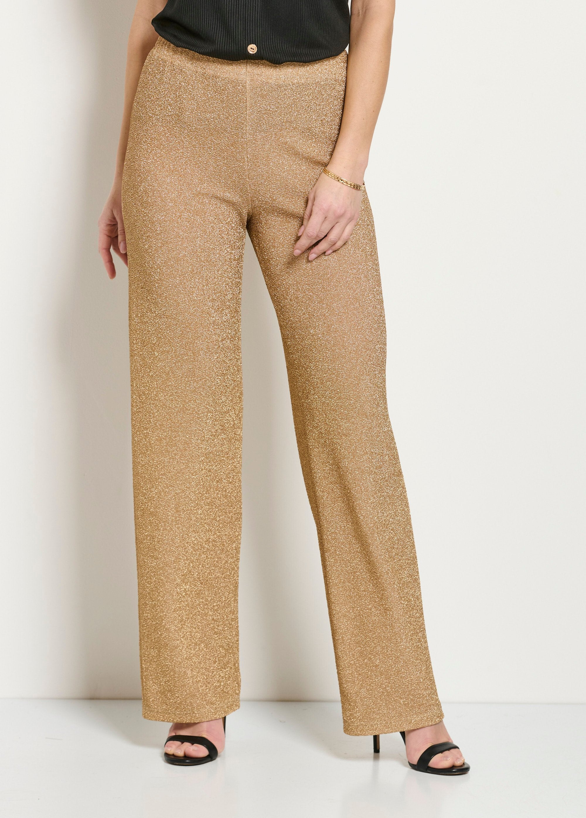 Shiny_gold_wide_leg_pants_with_elasticated_waistband_Golden_FA1_slim