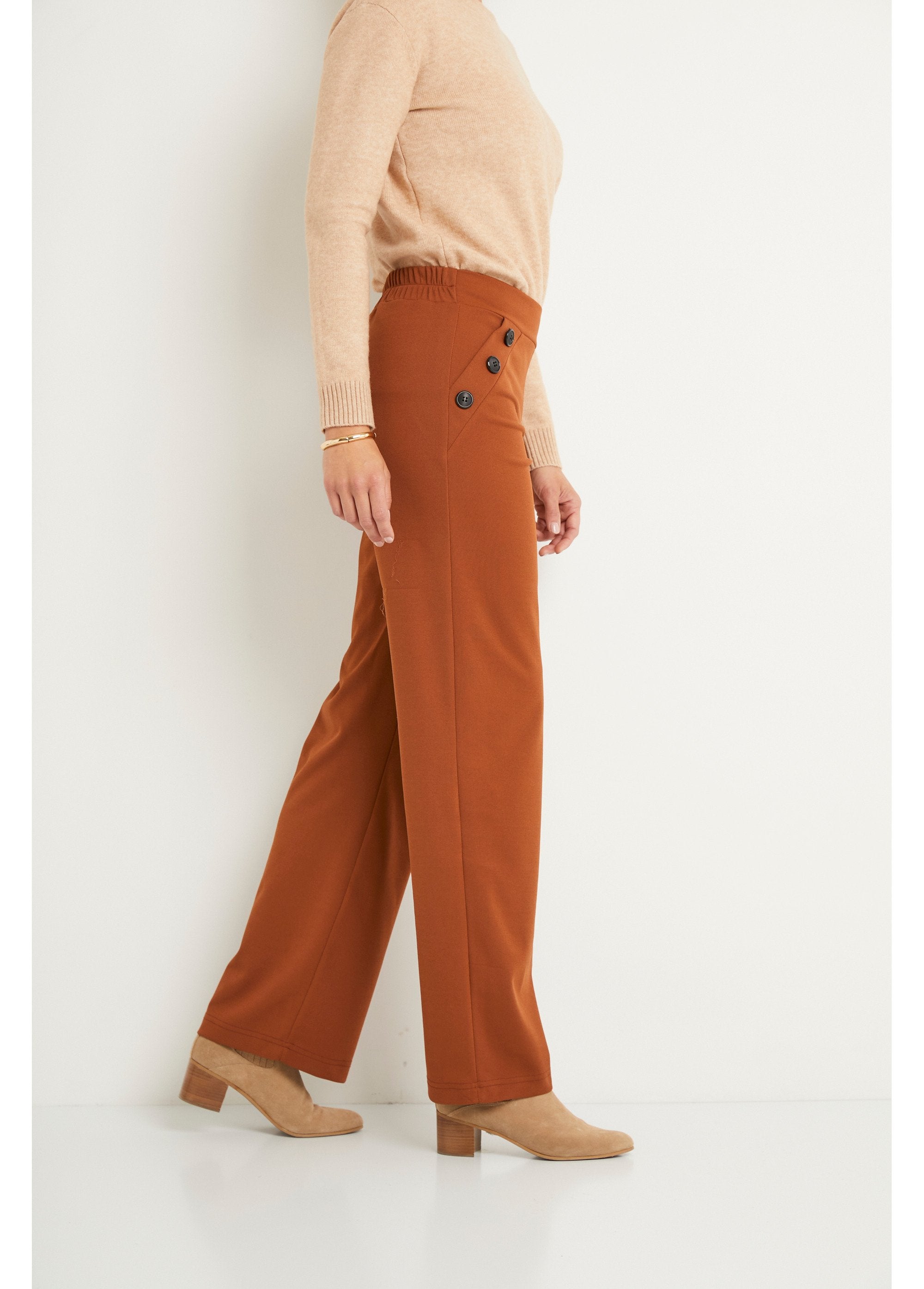 Semi-elasticated_wide-leg_pants,_plain_camel_DR1_slim