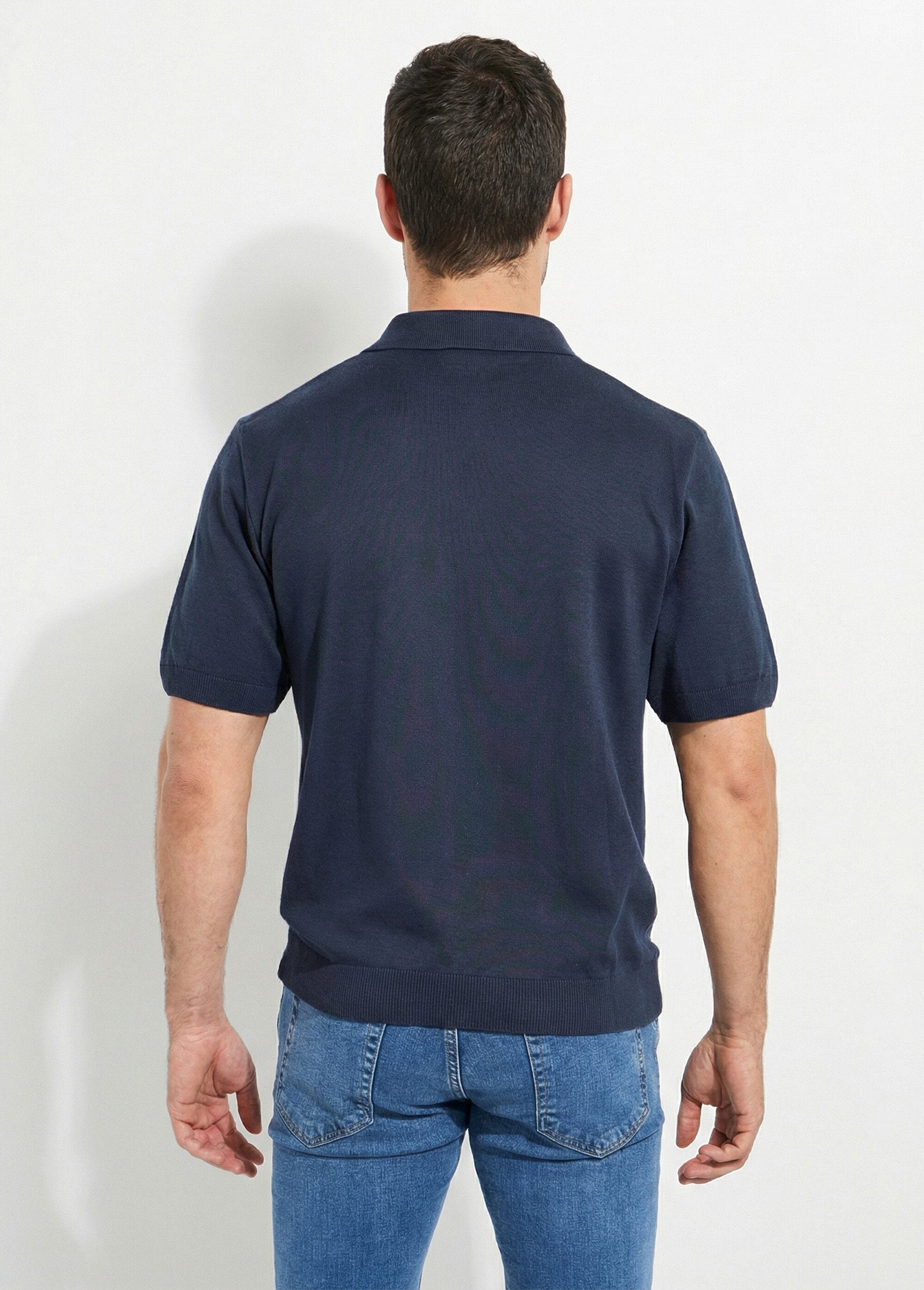 Short-sleeved_zipped_polo_shirt_with_jacquard_stripes_Marine_DO1_slim