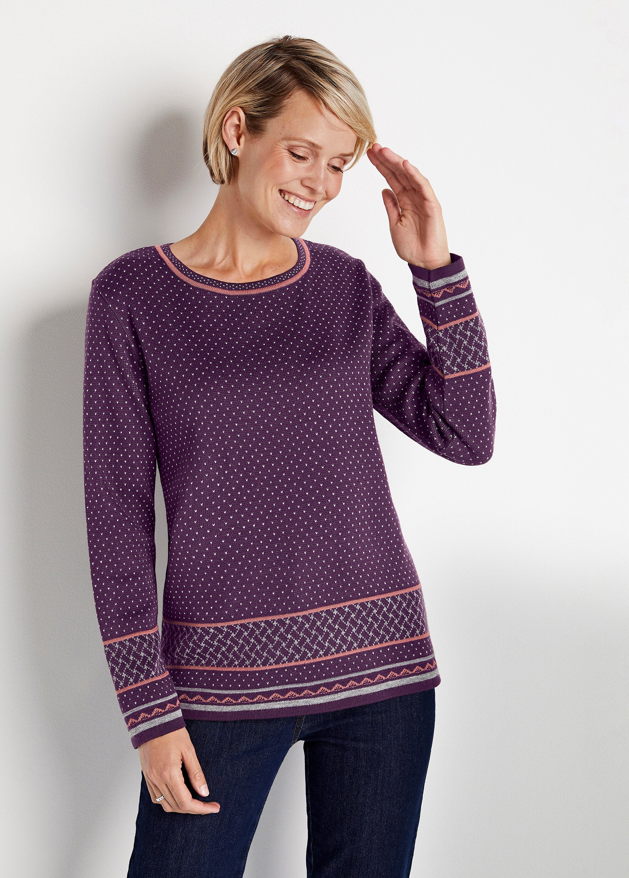 Round_neck_jacquard_tunic_sweater_Plum_FA1_slim