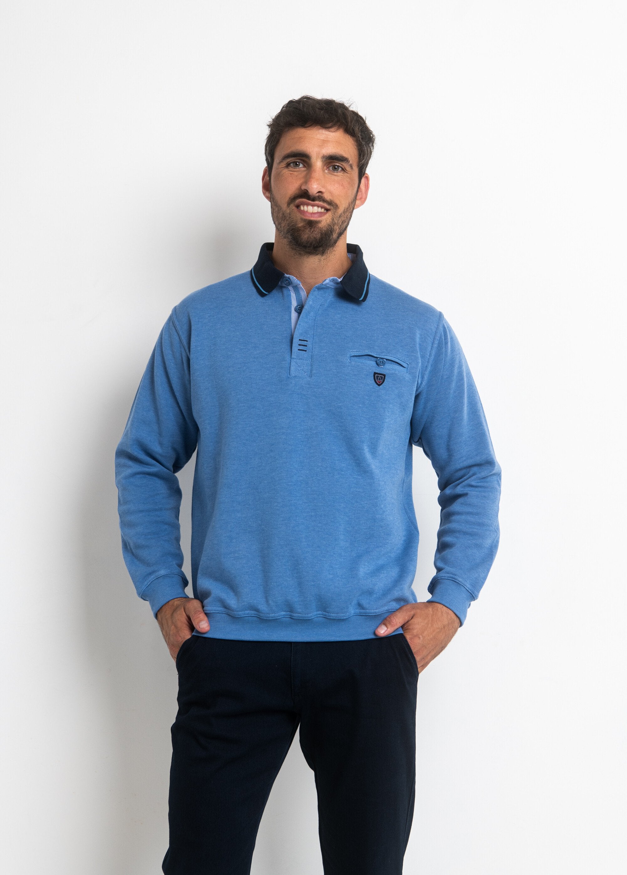 Long-sleeved_polo_shirt_with_chest_pocket_Sky_blue_FA1_slim