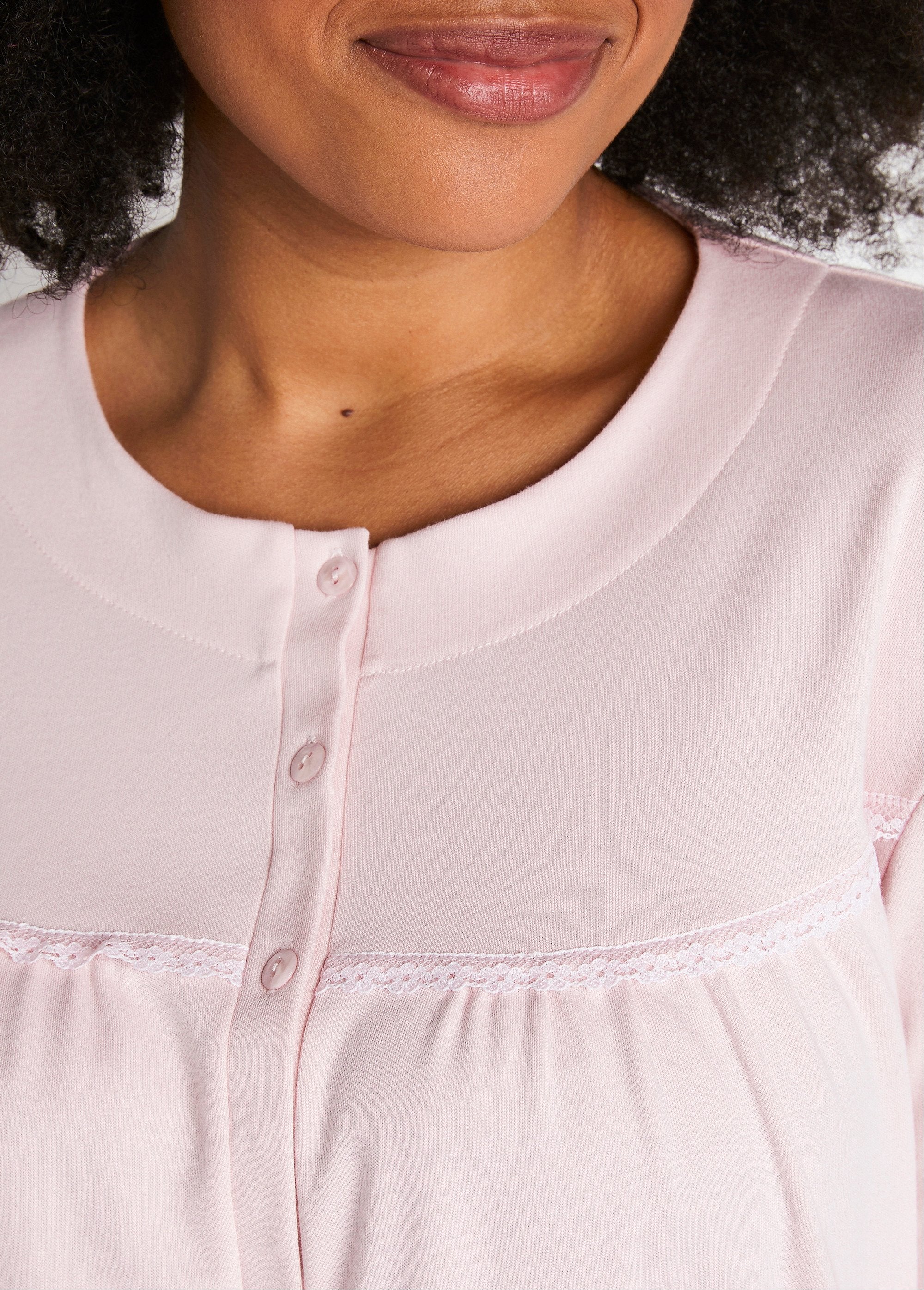 Plain_lace_interlock_knit_pajamas_Pink_DE2_curvy