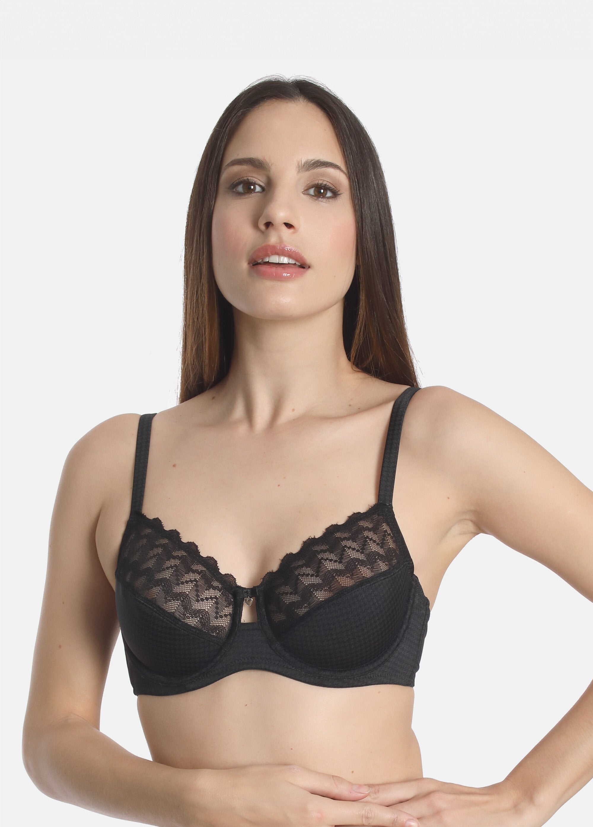 Sassa_Mode®_-_Lace_underwire_bra_Black_FA1_slim