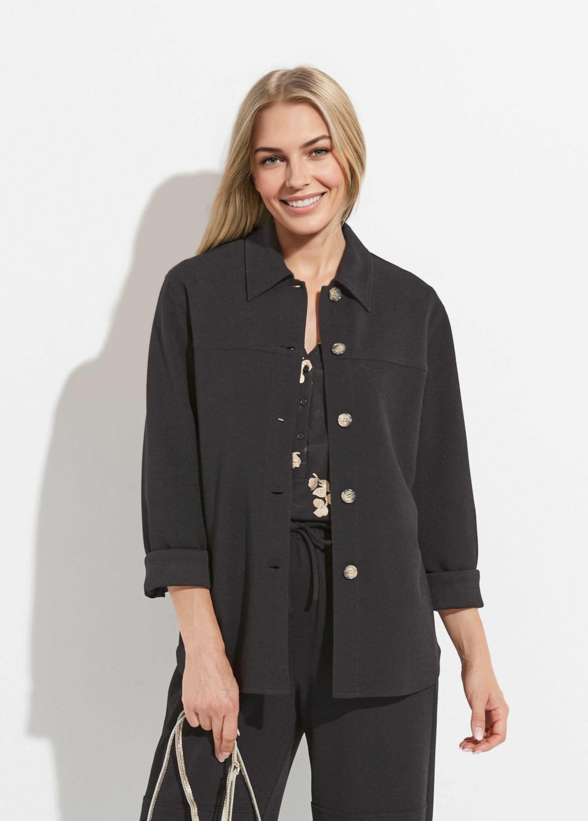 Plain_crepe_knit_buttoned_overshirt_Black_FA1_slim