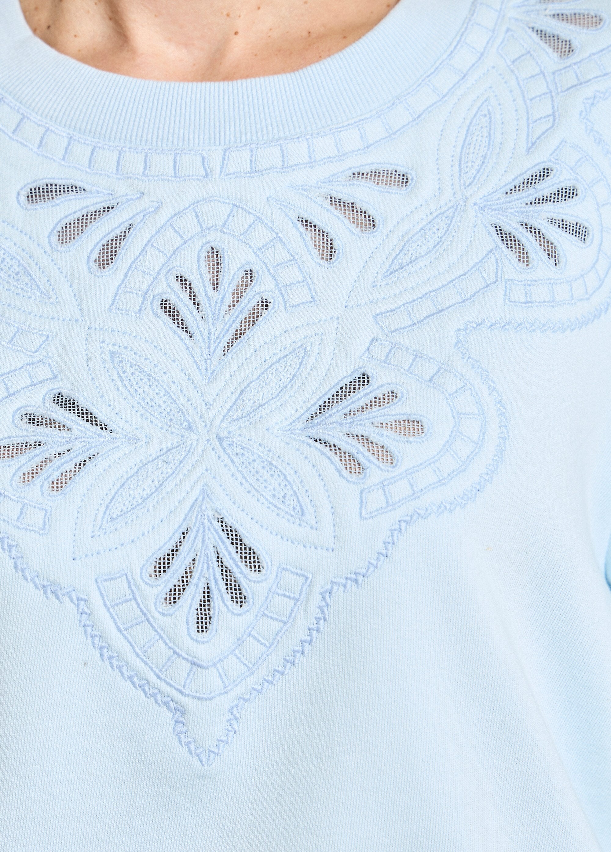 Embroidered_openwork_pure_cotton_fleece_sweatshirt_Sky_DE1_slim