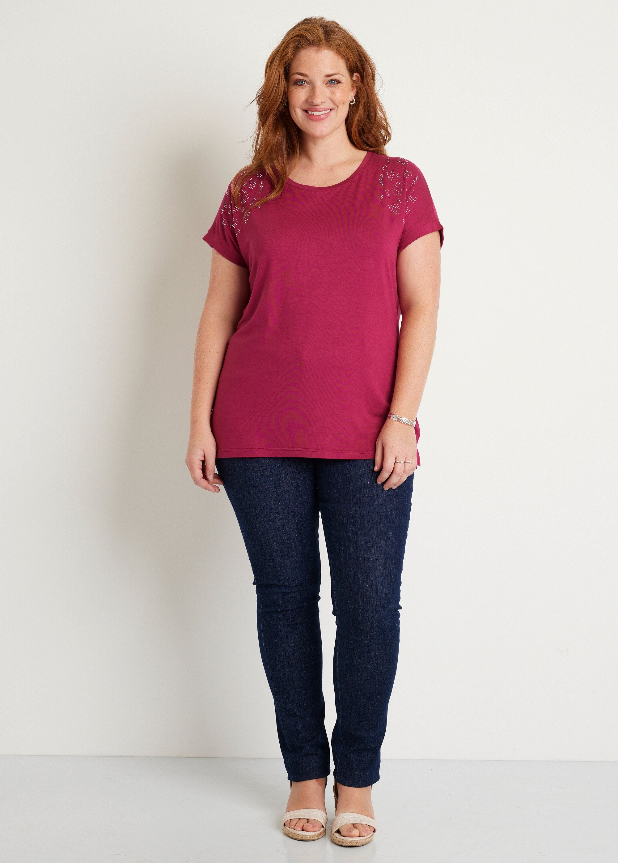 Long_plain_short-sleeved_t-shirt_Fuchsia_SF1_curvy