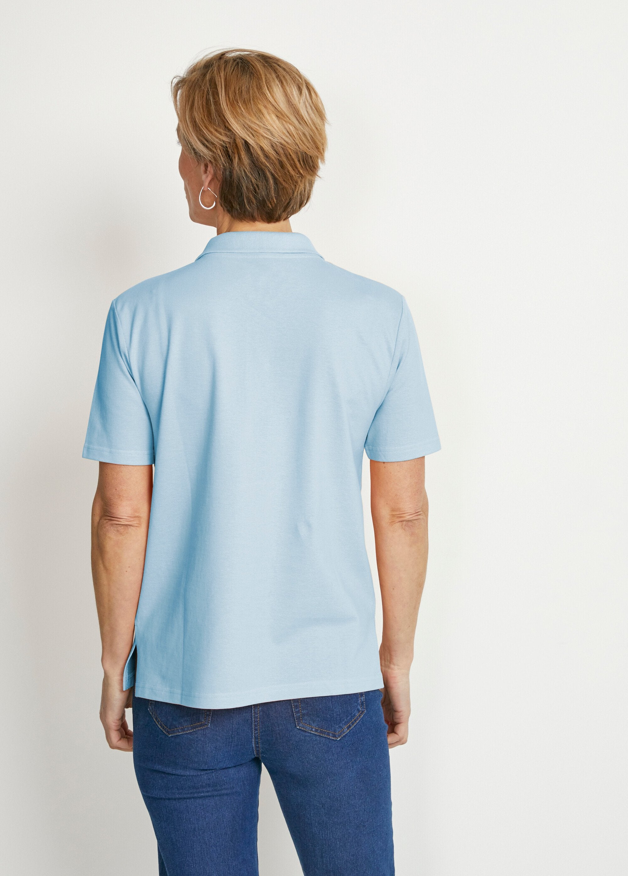 Polo_collar_cotton_piqué_knit_T-shirt_Blue_DO1_slim