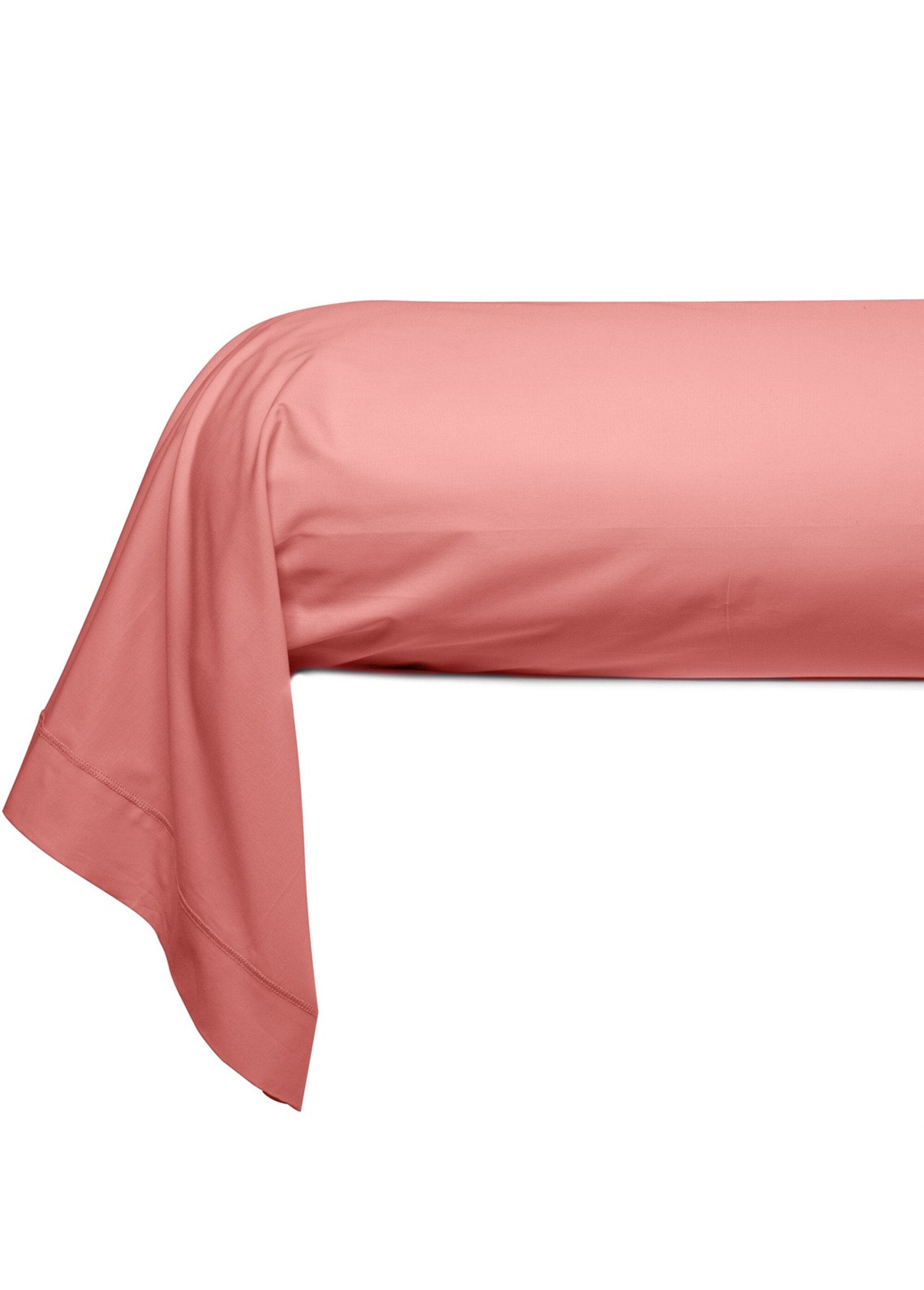 Pillowcase_-_Plain_Cotton_percale_Coral_orange_FA2_slim